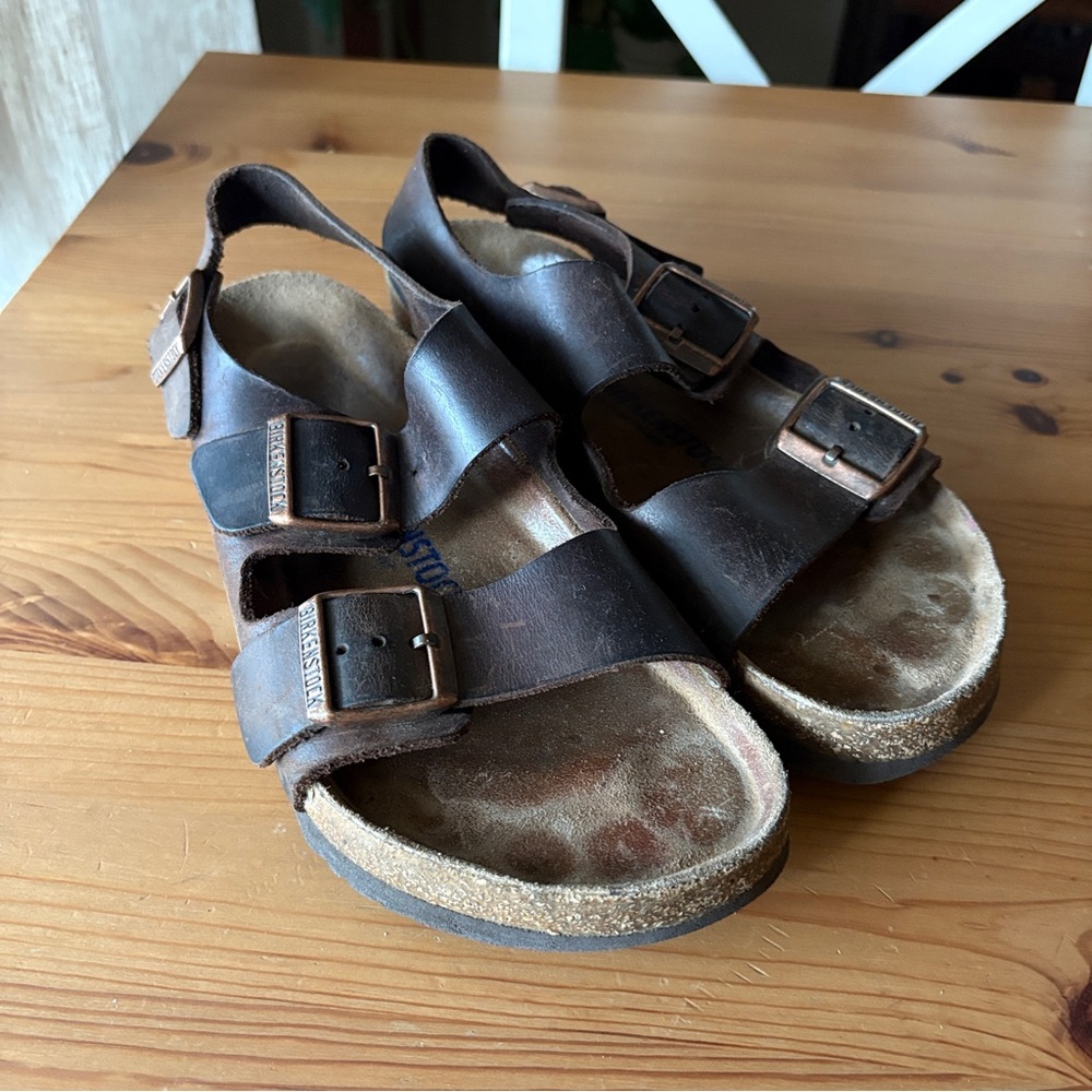 Birkenstock Milano Oiled Leather Habana, 39